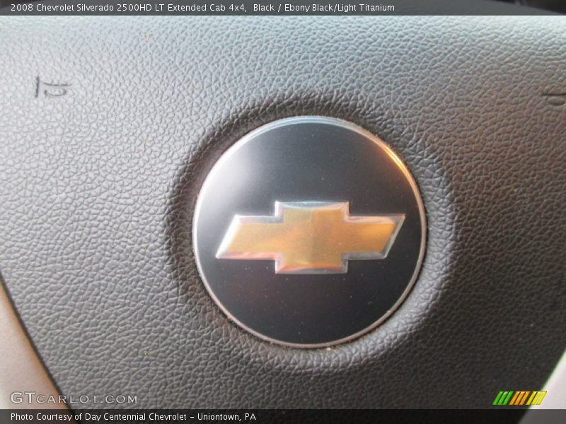 Black / Ebony Black/Light Titanium 2008 Chevrolet Silverado 2500HD LT Extended Cab 4x4