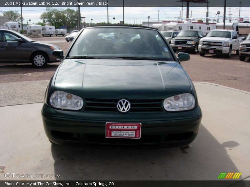 Bright Green Pearl / Black 2001 Volkswagen Cabrio GLS