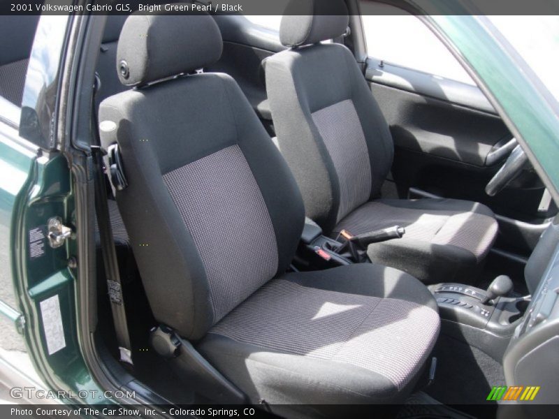 Bright Green Pearl / Black 2001 Volkswagen Cabrio GLS