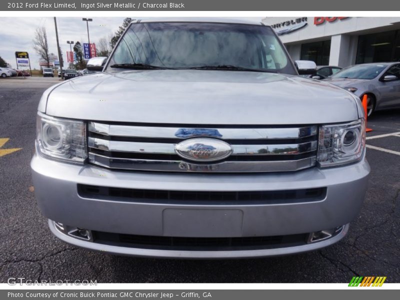 Ingot Silver Metallic / Charcoal Black 2012 Ford Flex Limited