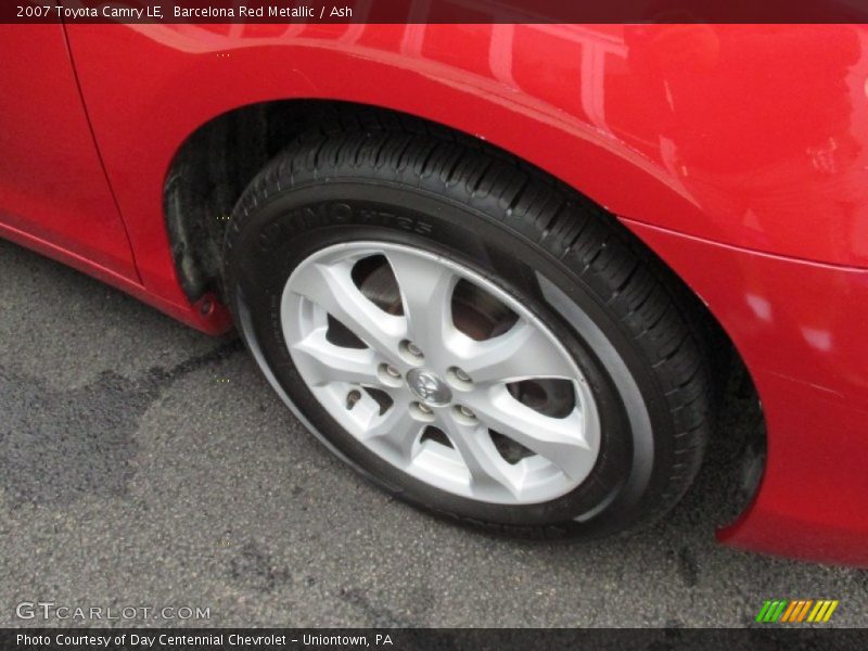 Barcelona Red Metallic / Ash 2007 Toyota Camry LE