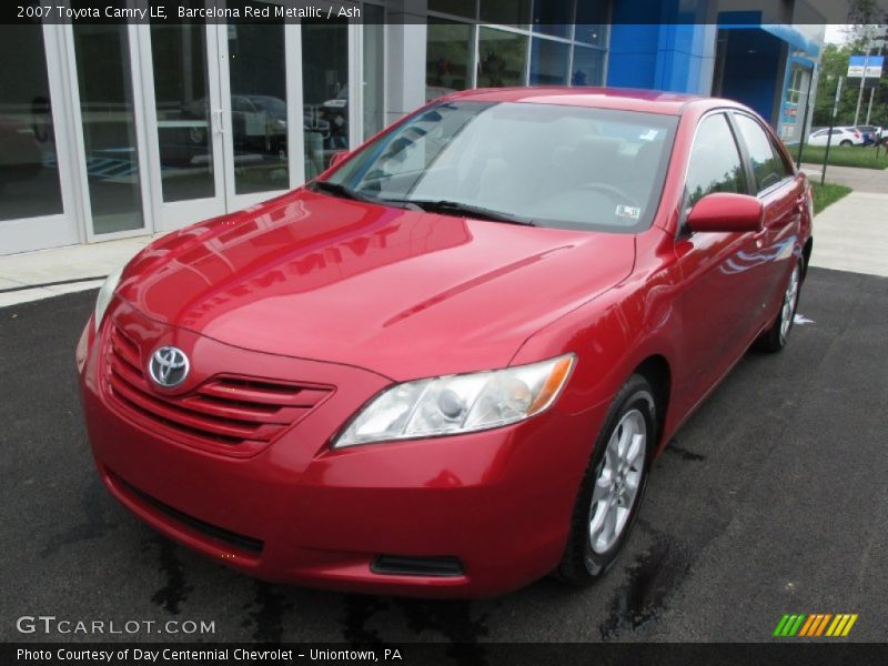Barcelona Red Metallic / Ash 2007 Toyota Camry LE