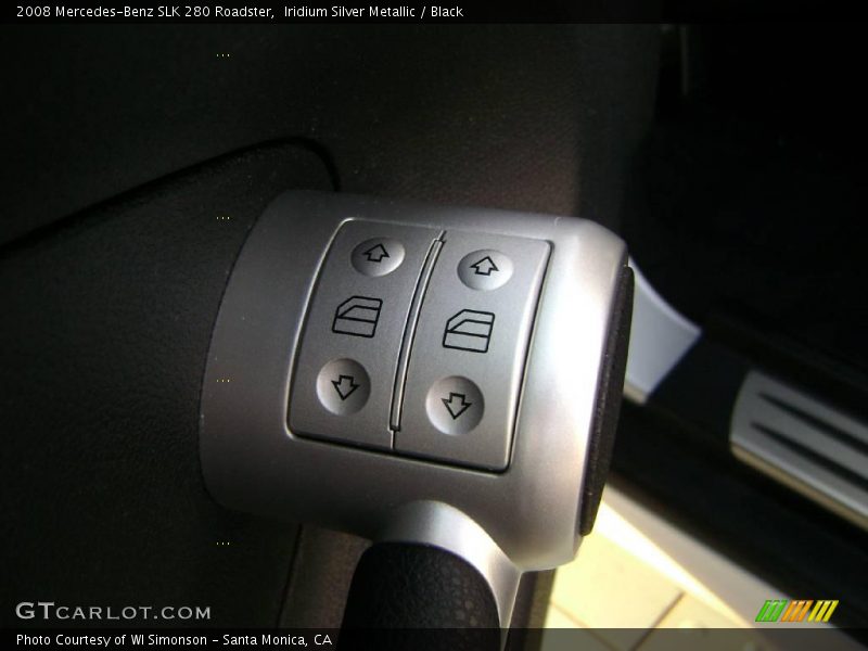 Iridium Silver Metallic / Black 2008 Mercedes-Benz SLK 280 Roadster