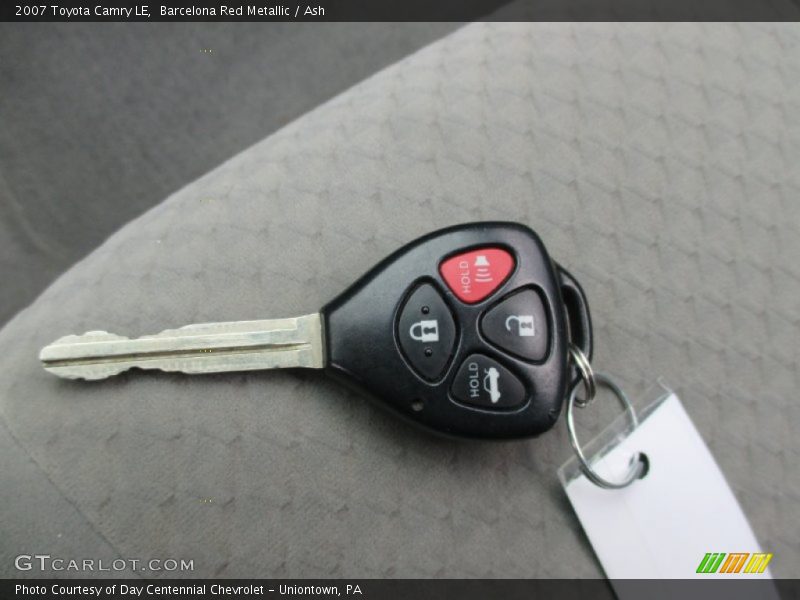 Barcelona Red Metallic / Ash 2007 Toyota Camry LE