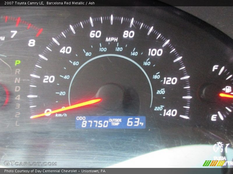 Barcelona Red Metallic / Ash 2007 Toyota Camry LE