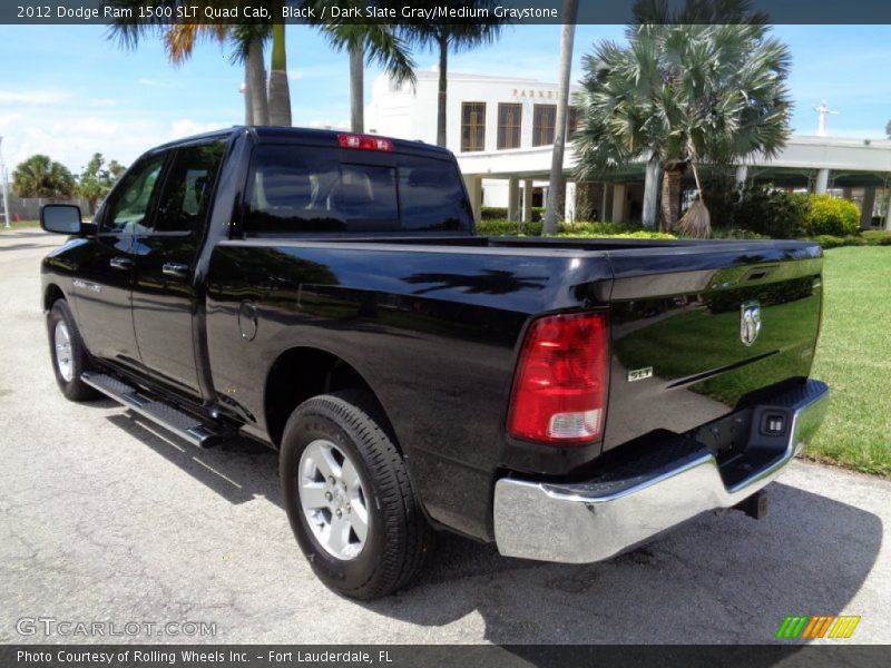 Black / Dark Slate Gray/Medium Graystone 2012 Dodge Ram 1500 SLT Quad Cab