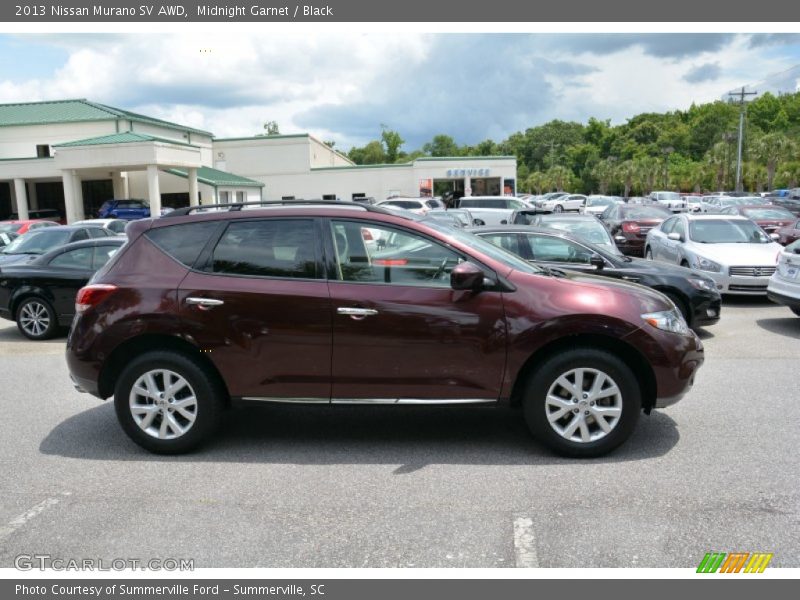 Midnight Garnet / Black 2013 Nissan Murano SV AWD