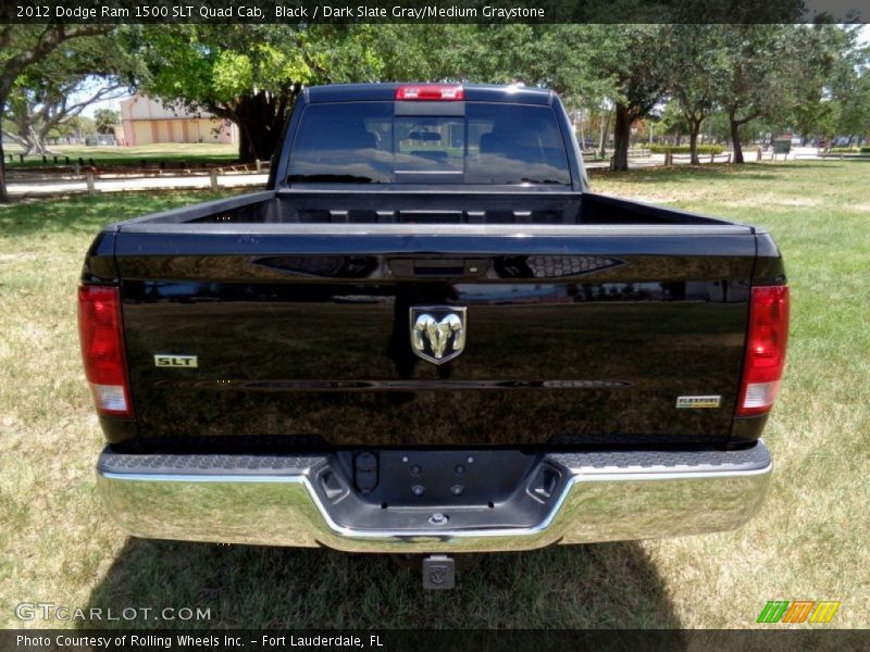 Black / Dark Slate Gray/Medium Graystone 2012 Dodge Ram 1500 SLT Quad Cab