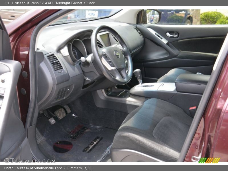 Midnight Garnet / Black 2013 Nissan Murano SV AWD