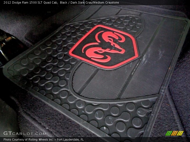 Black / Dark Slate Gray/Medium Graystone 2012 Dodge Ram 1500 SLT Quad Cab