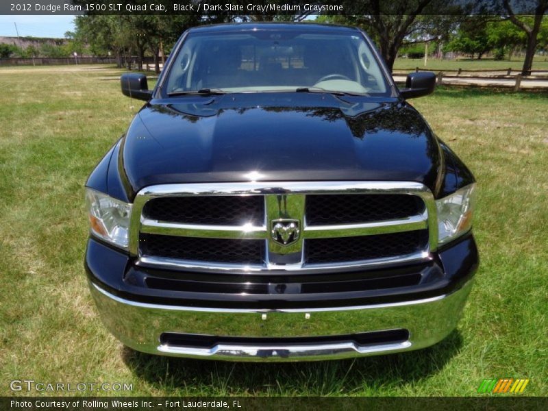 Black / Dark Slate Gray/Medium Graystone 2012 Dodge Ram 1500 SLT Quad Cab