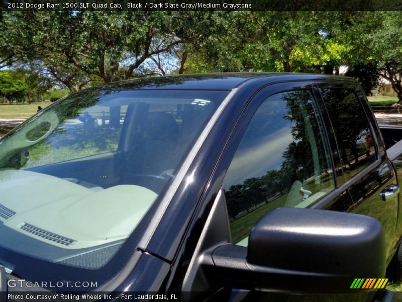 Black / Dark Slate Gray/Medium Graystone 2012 Dodge Ram 1500 SLT Quad Cab