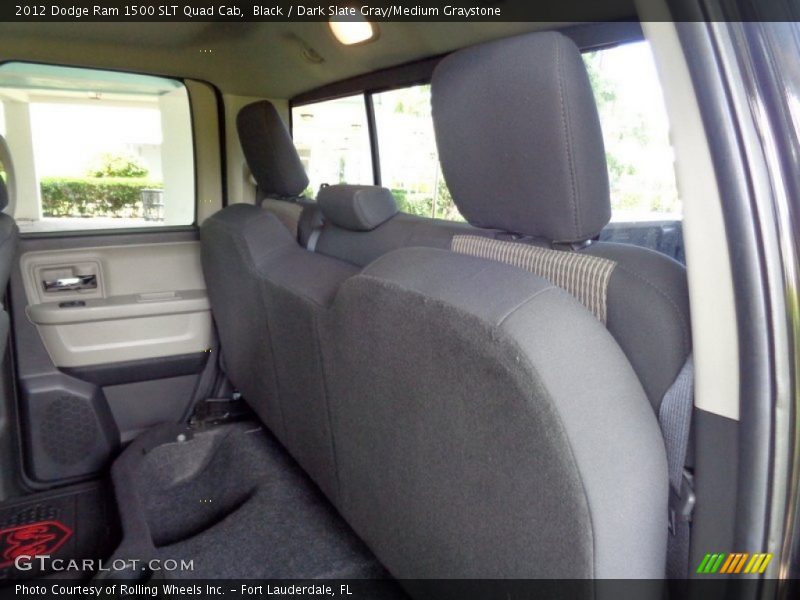 Black / Dark Slate Gray/Medium Graystone 2012 Dodge Ram 1500 SLT Quad Cab