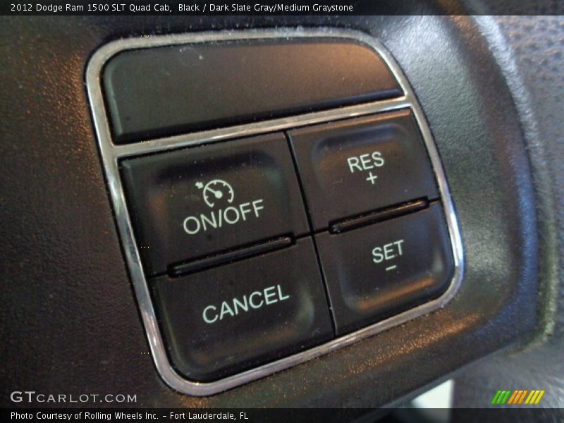 Black / Dark Slate Gray/Medium Graystone 2012 Dodge Ram 1500 SLT Quad Cab