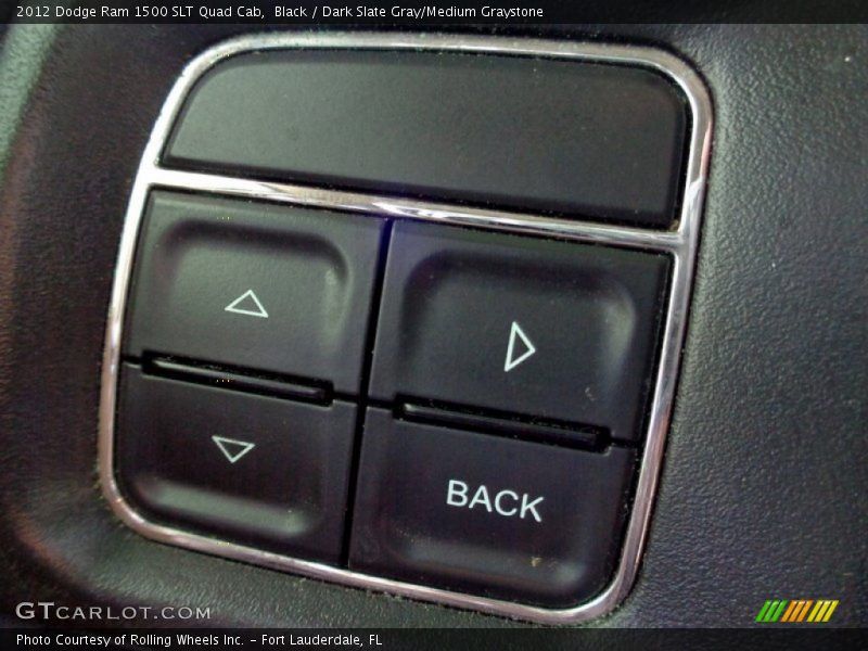 Black / Dark Slate Gray/Medium Graystone 2012 Dodge Ram 1500 SLT Quad Cab