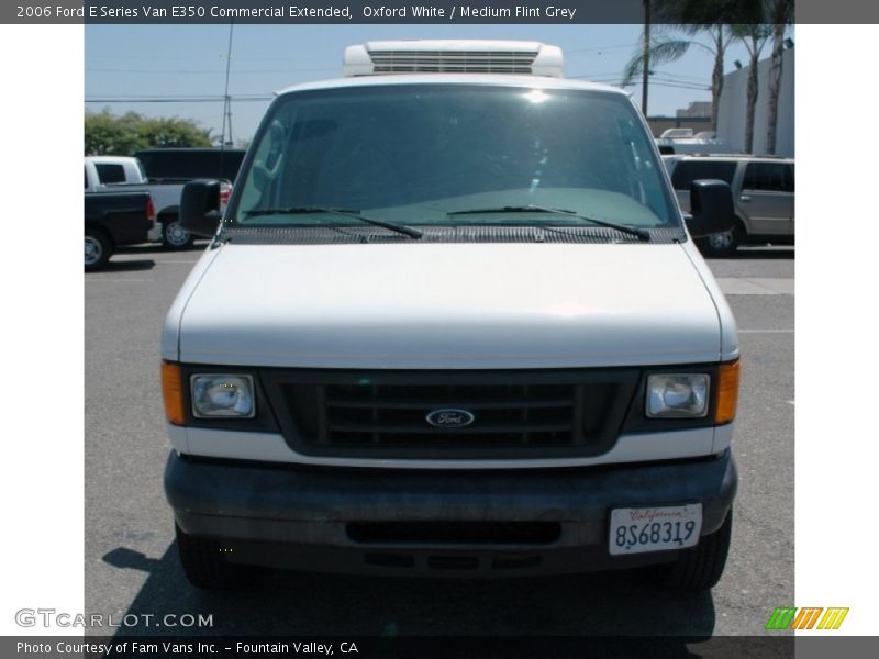 Oxford White / Medium Flint Grey 2006 Ford E Series Van E350 Commercial Extended