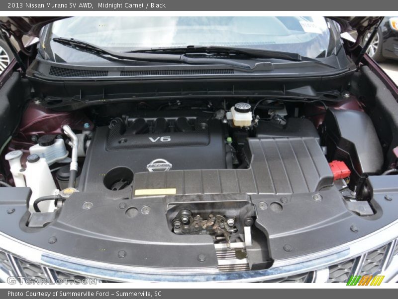 Midnight Garnet / Black 2013 Nissan Murano SV AWD