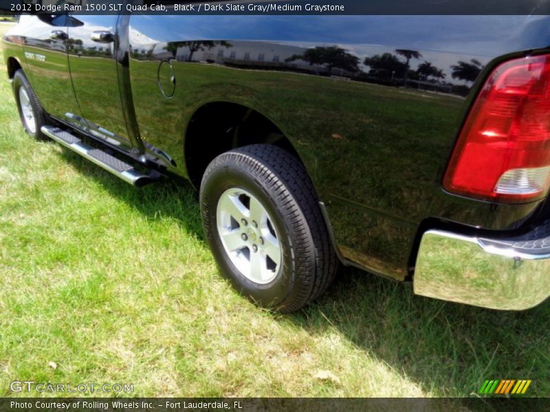 Black / Dark Slate Gray/Medium Graystone 2012 Dodge Ram 1500 SLT Quad Cab