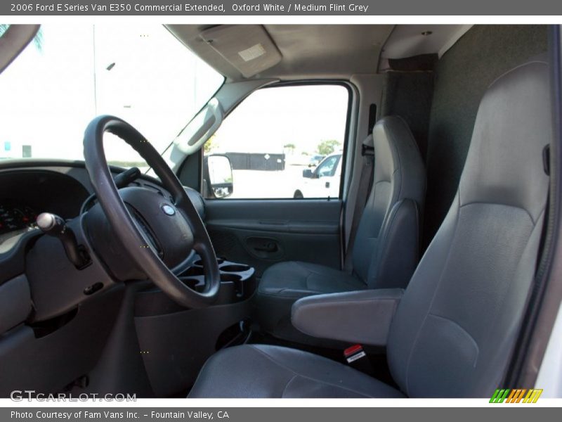 Oxford White / Medium Flint Grey 2006 Ford E Series Van E350 Commercial Extended