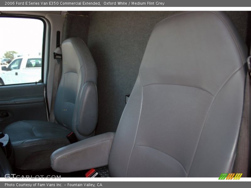 Oxford White / Medium Flint Grey 2006 Ford E Series Van E350 Commercial Extended