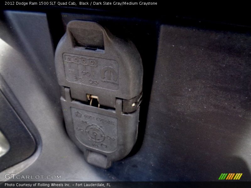 Black / Dark Slate Gray/Medium Graystone 2012 Dodge Ram 1500 SLT Quad Cab
