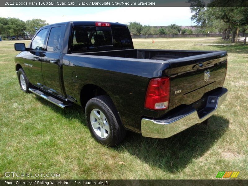 Black / Dark Slate Gray/Medium Graystone 2012 Dodge Ram 1500 SLT Quad Cab