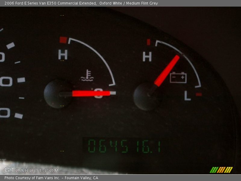 Oxford White / Medium Flint Grey 2006 Ford E Series Van E350 Commercial Extended