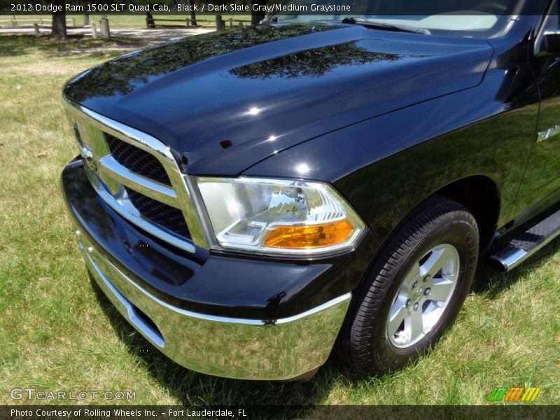 Black / Dark Slate Gray/Medium Graystone 2012 Dodge Ram 1500 SLT Quad Cab