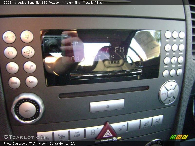 Iridium Silver Metallic / Black 2008 Mercedes-Benz SLK 280 Roadster