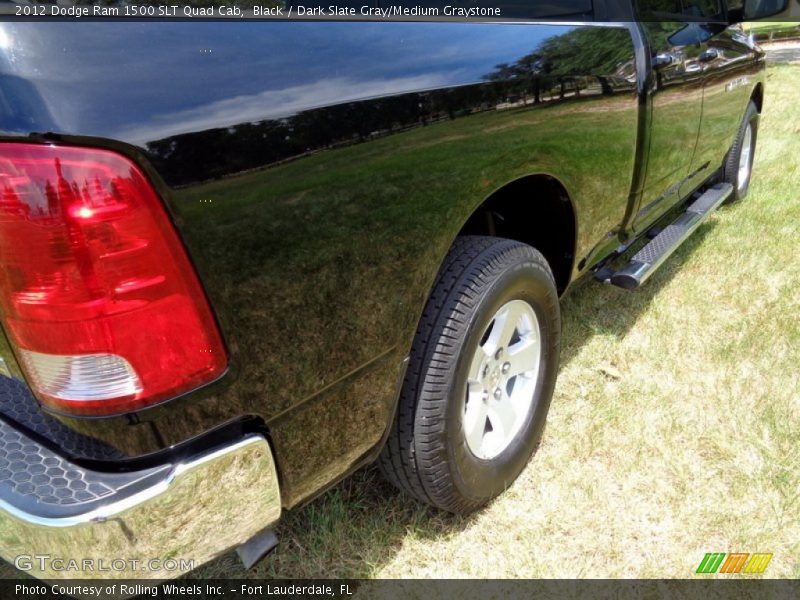 Black / Dark Slate Gray/Medium Graystone 2012 Dodge Ram 1500 SLT Quad Cab