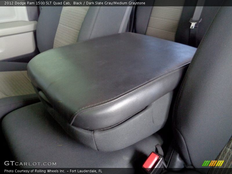 Black / Dark Slate Gray/Medium Graystone 2012 Dodge Ram 1500 SLT Quad Cab