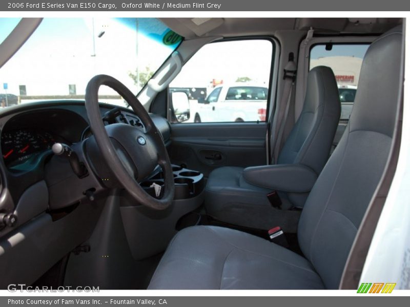 Oxford White / Medium Flint Grey 2006 Ford E Series Van E150 Cargo