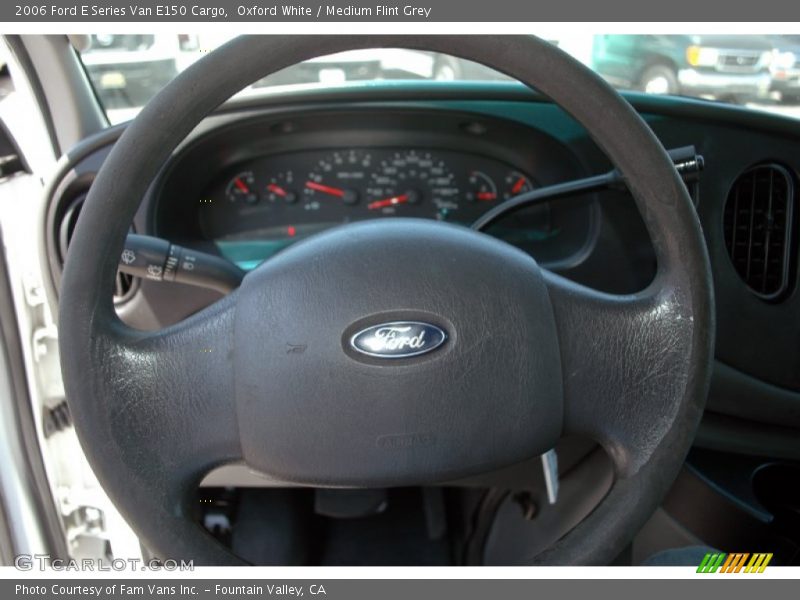 Oxford White / Medium Flint Grey 2006 Ford E Series Van E150 Cargo
