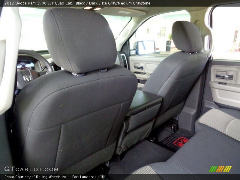 Black / Dark Slate Gray/Medium Graystone 2012 Dodge Ram 1500 SLT Quad Cab