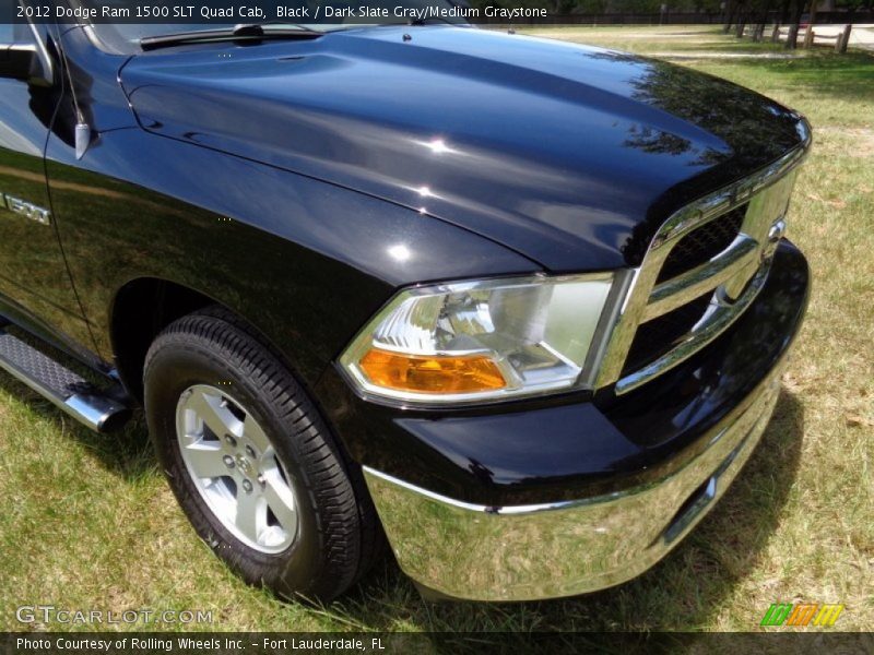 Black / Dark Slate Gray/Medium Graystone 2012 Dodge Ram 1500 SLT Quad Cab