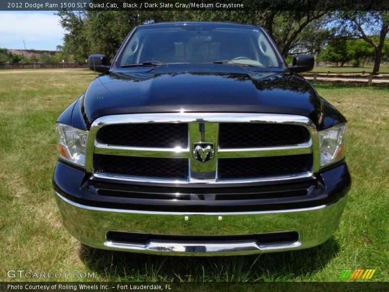Black / Dark Slate Gray/Medium Graystone 2012 Dodge Ram 1500 SLT Quad Cab