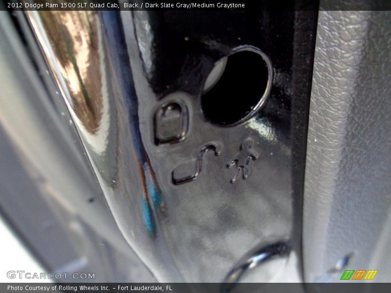 Black / Dark Slate Gray/Medium Graystone 2012 Dodge Ram 1500 SLT Quad Cab