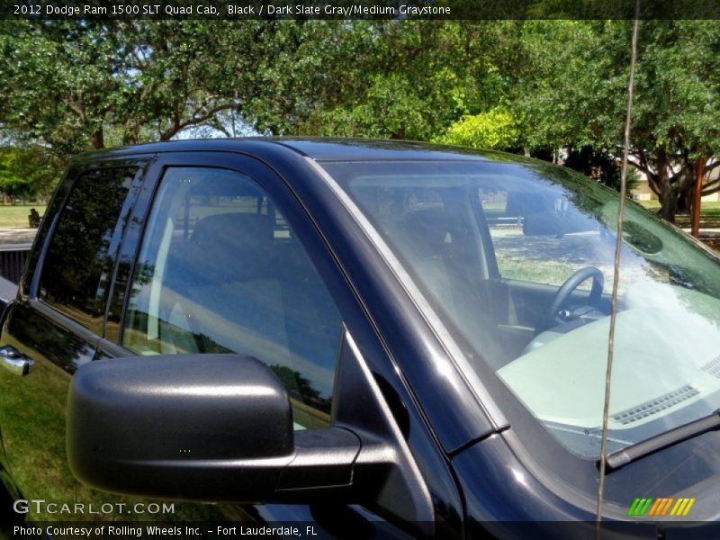 Black / Dark Slate Gray/Medium Graystone 2012 Dodge Ram 1500 SLT Quad Cab