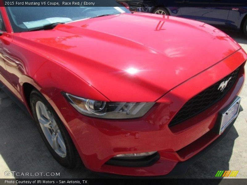 Race Red / Ebony 2015 Ford Mustang V6 Coupe