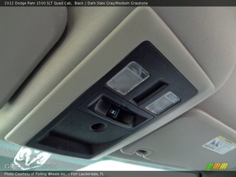 Black / Dark Slate Gray/Medium Graystone 2012 Dodge Ram 1500 SLT Quad Cab