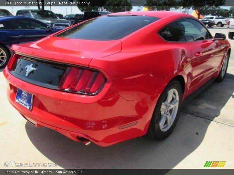 Race Red / Ebony 2015 Ford Mustang V6 Coupe