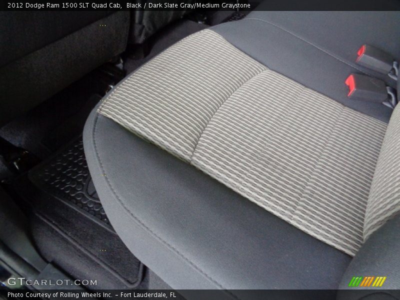 Black / Dark Slate Gray/Medium Graystone 2012 Dodge Ram 1500 SLT Quad Cab