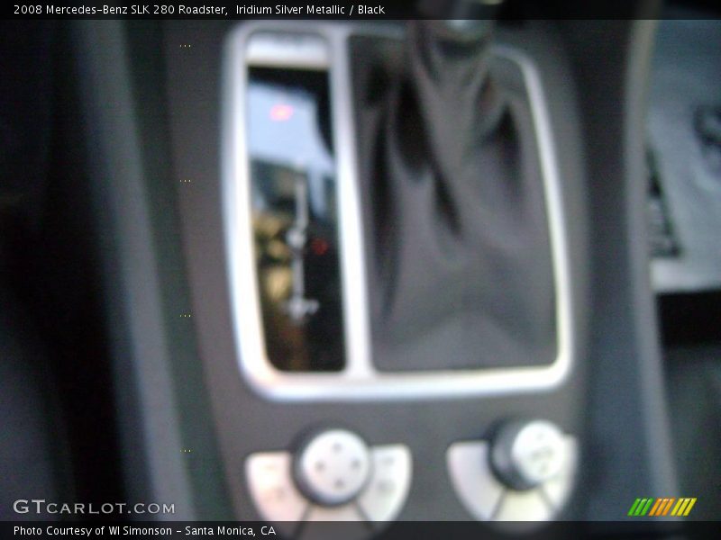 Iridium Silver Metallic / Black 2008 Mercedes-Benz SLK 280 Roadster