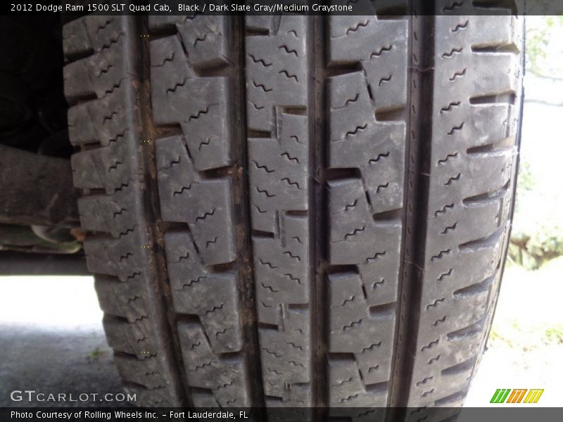 Black / Dark Slate Gray/Medium Graystone 2012 Dodge Ram 1500 SLT Quad Cab