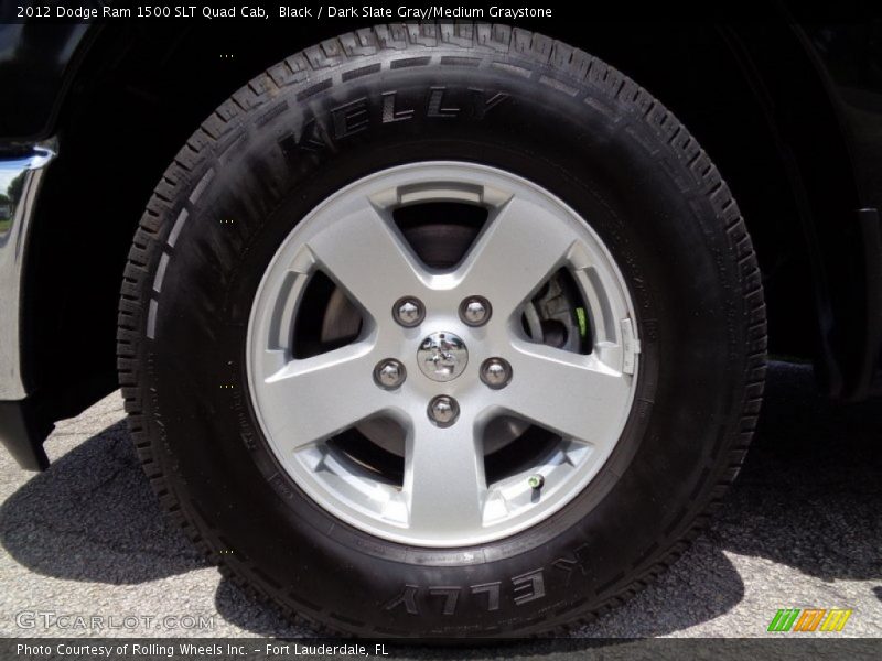 Black / Dark Slate Gray/Medium Graystone 2012 Dodge Ram 1500 SLT Quad Cab