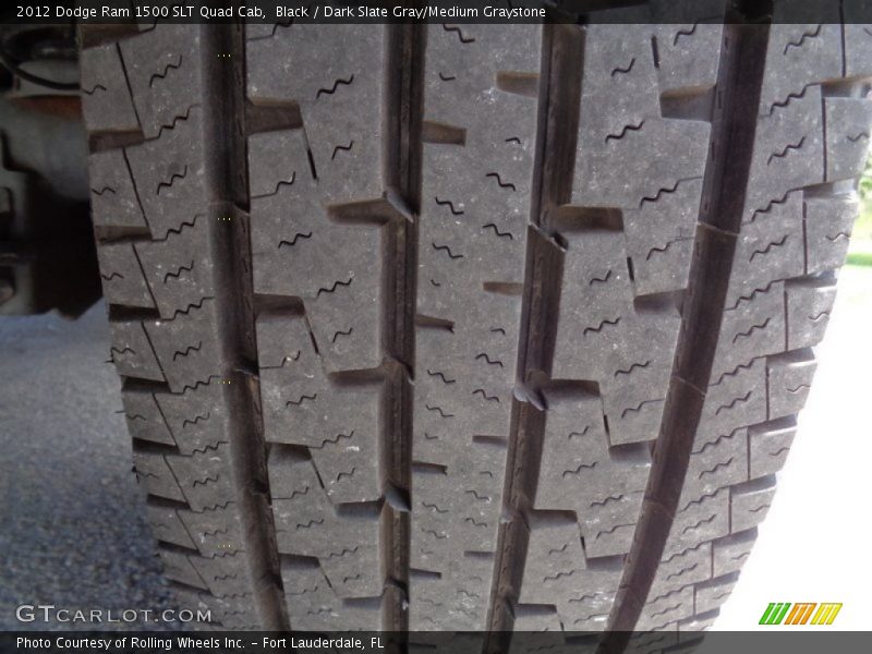 Black / Dark Slate Gray/Medium Graystone 2012 Dodge Ram 1500 SLT Quad Cab