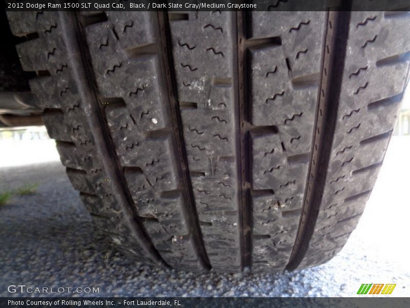 Black / Dark Slate Gray/Medium Graystone 2012 Dodge Ram 1500 SLT Quad Cab