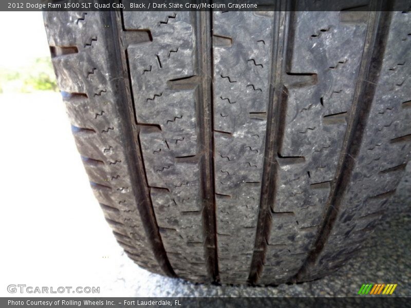 Black / Dark Slate Gray/Medium Graystone 2012 Dodge Ram 1500 SLT Quad Cab