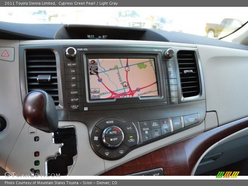Cypress Green Pearl / Light Gray 2011 Toyota Sienna Limited