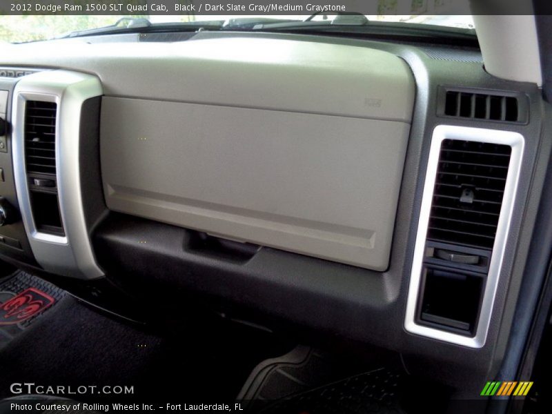 Black / Dark Slate Gray/Medium Graystone 2012 Dodge Ram 1500 SLT Quad Cab